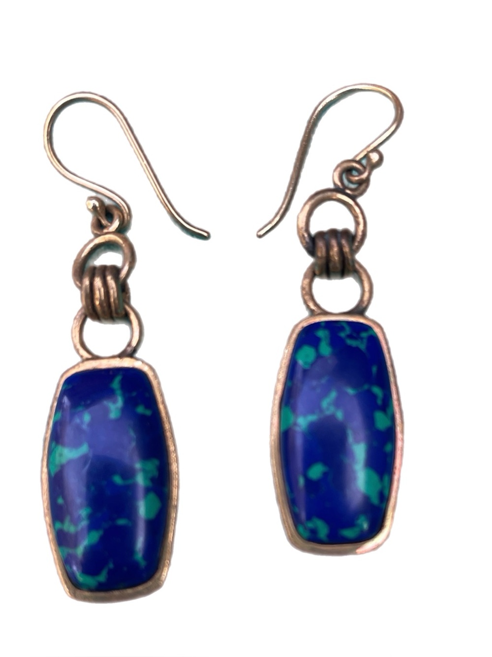 Studio Barse Blue and Teal Dangle Earrings